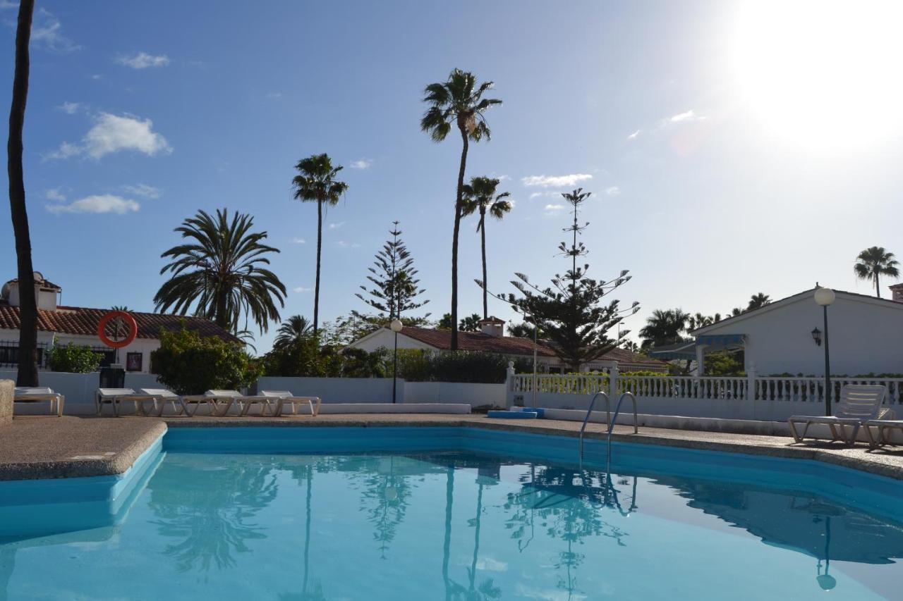 White Exclusive Bungalow. 2 rooms, garden & pool. Maspalomas  Exterior foto
